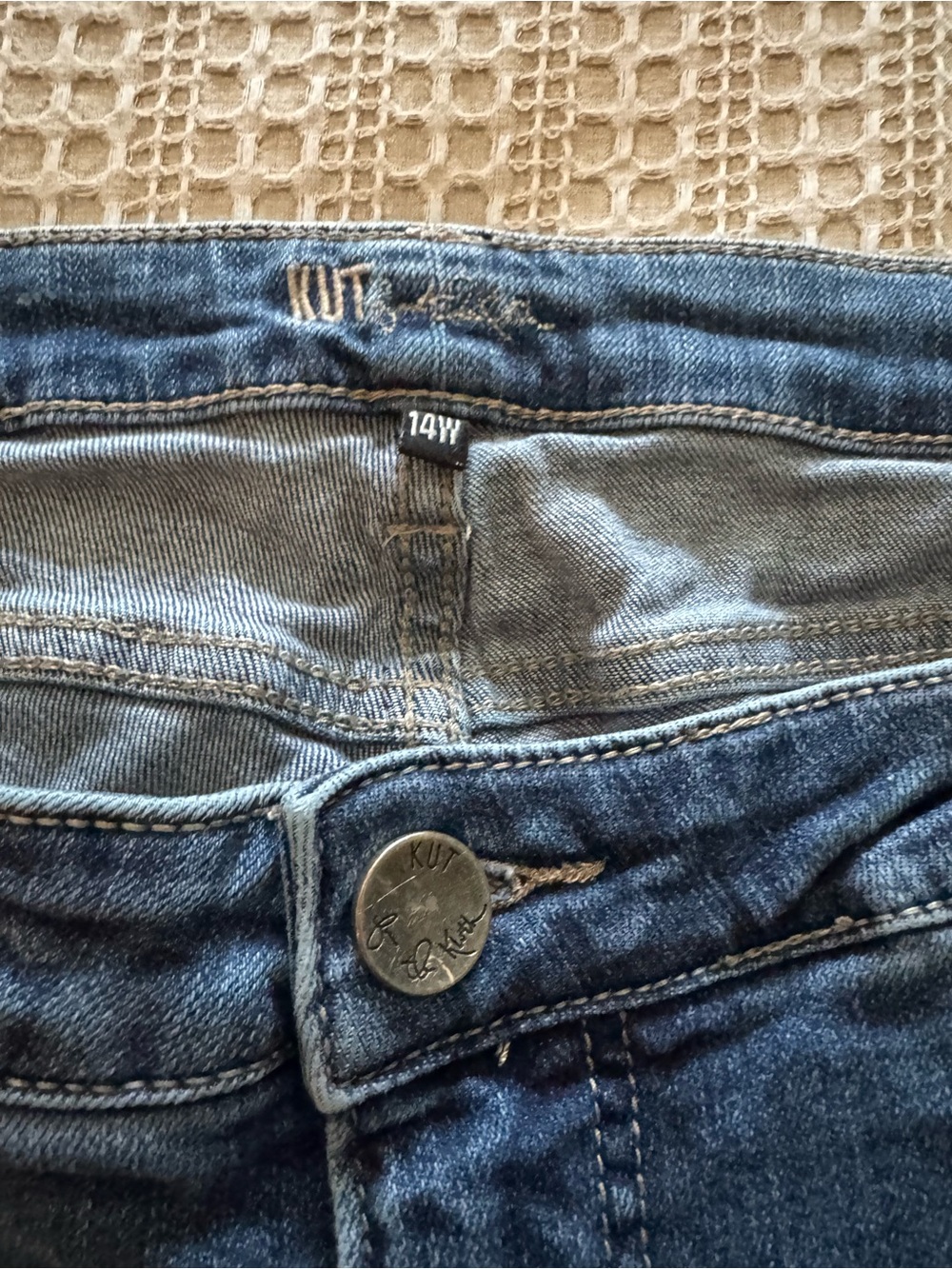Kut from the Kloth Girl's Medium Blue Denim Jeans